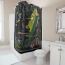 Search for vintage mermaid shower curtains Illustration