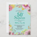 Search for surprise 50th birthday invitations Elegant