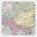 Search for political map stickers Vintage