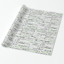Search for language wrapping paper Green