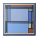 Search for blue geometric pattern tiles Vintage