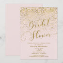 Search for blush pink gold baby shower invitations Chic