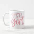 Search for new girl mugs Baby shower