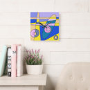 Search for blue and yellow clocks Contemporary