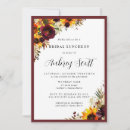 Search for luncheon bridal shower invitations Autumn