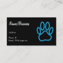 Search for dog paw print business cards Veterinarian