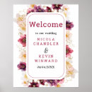 Search for burgundy wedding posters Watercolor flowers