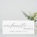 Search for signs our favorite people wedding seating charts Modern