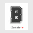 Search for black and white b stickers Alphabet