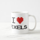 Search for pixel heart mugs Retro