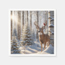 Search for red cardinal napkins Wildlife