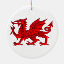 Search for red dragon christmas tree decorations Welsh