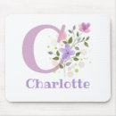 Search for monogram c mousepads Floral