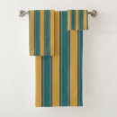 Search for teal and gold bath towels Stripes