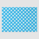 Search for blue gingham tissue paper Trendy