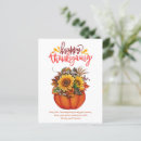 Search for sunflower happy thanksgiving cards Watercolor