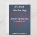 Search for love story invitations Hearts