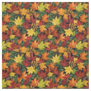 Search for fall leaf pattern fabric Seamless