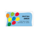 Search for light return address labels Colourful
