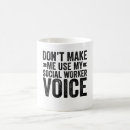 Search for social worker mugs Typography