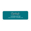 Search for faux silver return address labels High school
