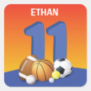 Search for eleventh birthday stickers Sports