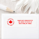 Search for canadian return address labels Patriotic