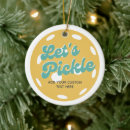 Search for player christmas tree decorations Pickleball