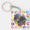 Search for favourite name key rings Pet paws