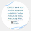 Search for ingredients stickers Handmade soap