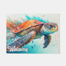 Search for turtle doormats Marine life