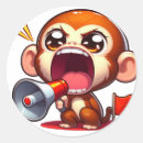 Search for cute monkeys stickers Nature