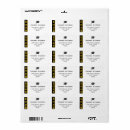 Search for black white yellow return address labels Script