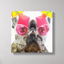 Search for french bulldog canvas prints Funny