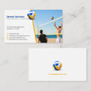 Search for volleyball business cards Training