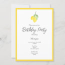 Search for fruit patterns invitations Lemons