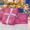 Search for hot pink christmas wrapping paper Modern