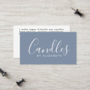 Search for candles business cards Elegant