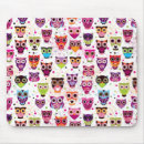 Search for colourful owl pattern mousepads Collection