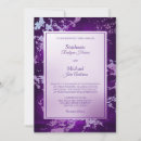Search for royal purple and silver wedding invitations Abstract