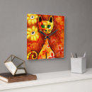 Search for abstract cat art Retro