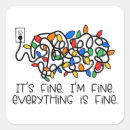 Search for everythings fine stickers Christmas lights