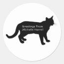 Search for black cat silhouette stickers Typography