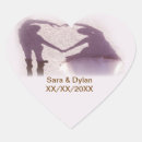 Search for hearts in sand stickers Elegant