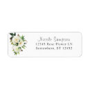 Search for greenery return address labels Watercolor