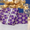 Search for purple snowflake wrapping paper Gold