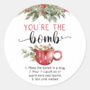 Search for instruction stickers Hot chocolate bomb