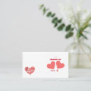 Search for valentine business cards Valentine's