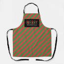 Search for red stripe aprons Merry christmas