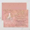 Search for rose gold quinceanera invitations Gown